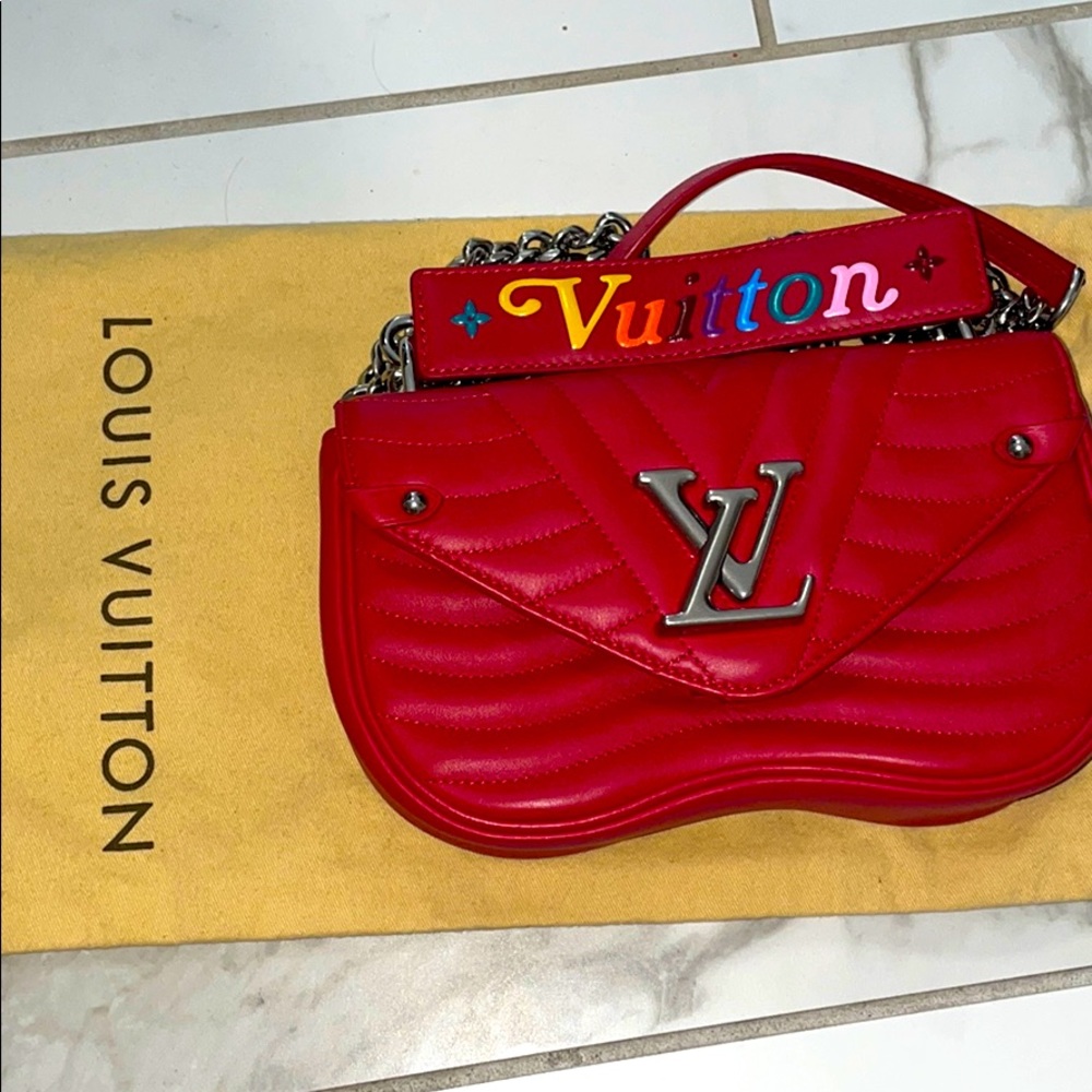 Louis Vuitton PM New Wave Bag in Red like new